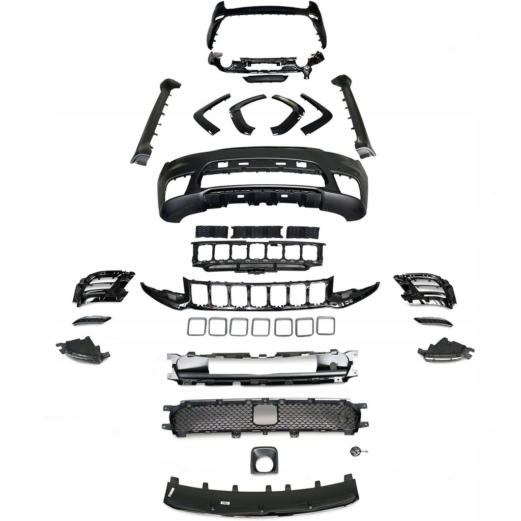 фото №1, Trackhawk srt стиль кузов kit + led jeep grand cherokee 2014-2021