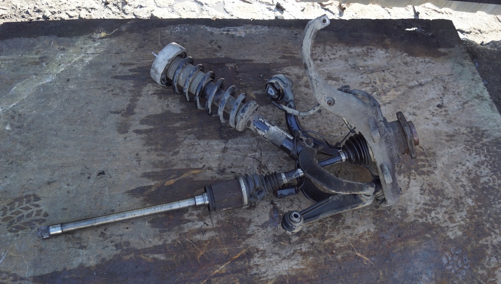 фото №4, Поворотный кулак подвеска правый перед bmw x5 e70 3.0d