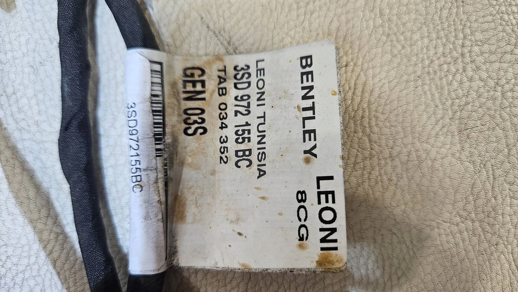 фото №10, Жгут электропроводка pdc датчик bentley continental gt gtc 3sd972155bc nowa