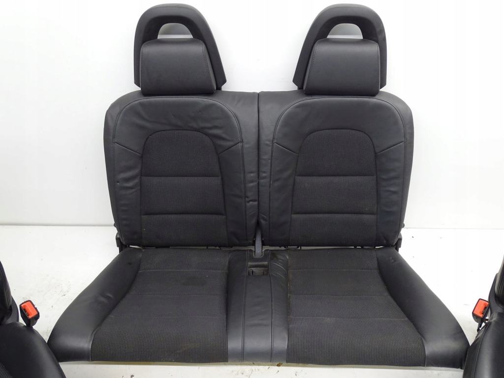 фото №7, Kpl сиденья заднее сиденье обивка полукожа audi a3 8p lift cabrio s-line