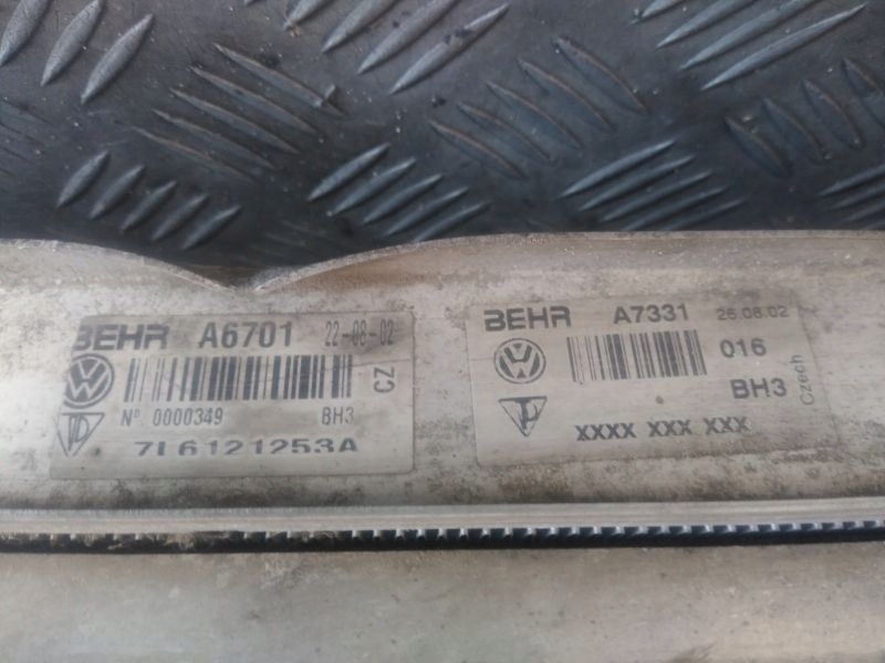 фото №5, Комплект радіатор touareg 7l 7l6422885