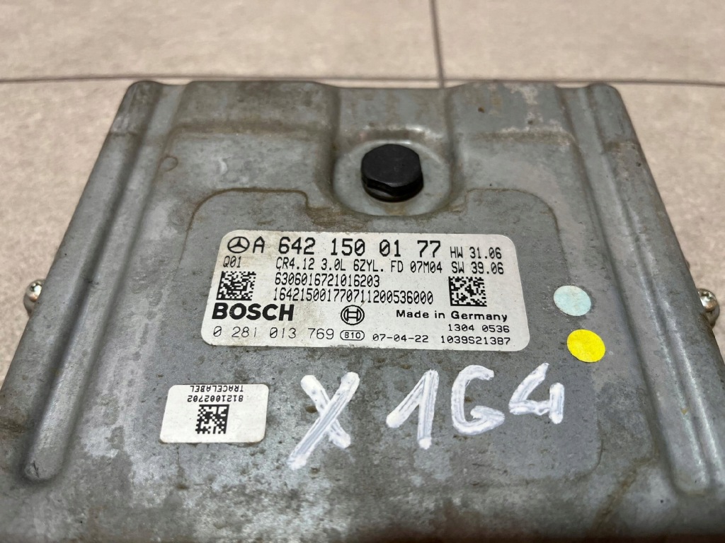 фото №3, Mercedes gl x164 3.0cdi набор стартовый ecu bdb