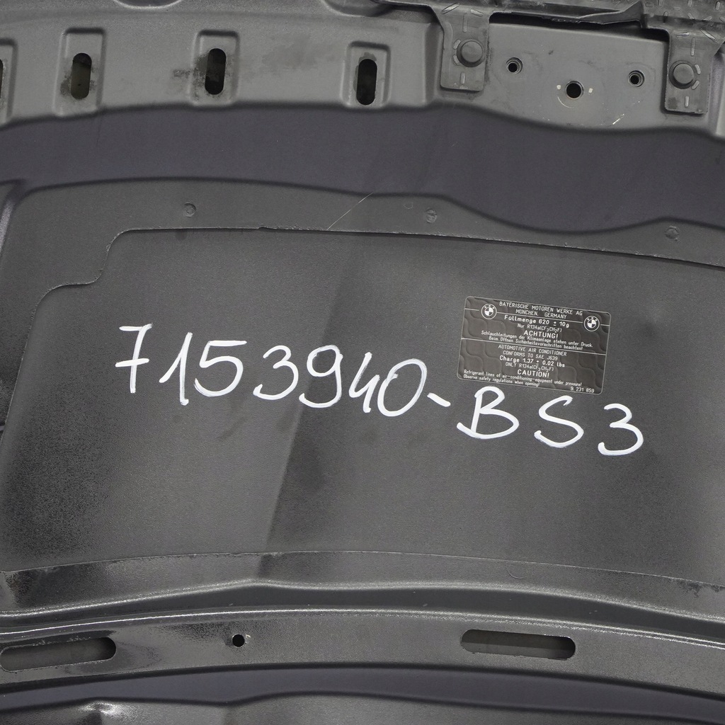 фото №14, Bmw e90 e91 lci капот крышка двигателя czarna