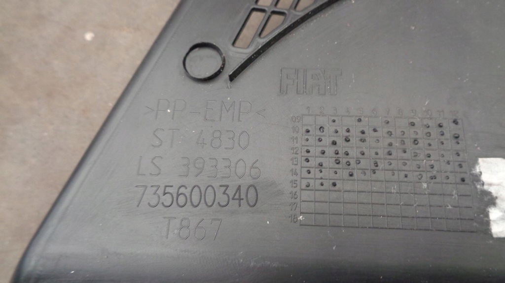 фото №10, Жабо 735600340 fiat doblo 2 ii lift fl 2015-2022r. europa