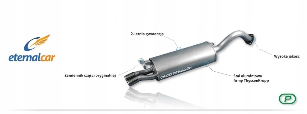 фото №8, Гаситель средний vw golf iii 1.4 1.6 1.8 kat polmo