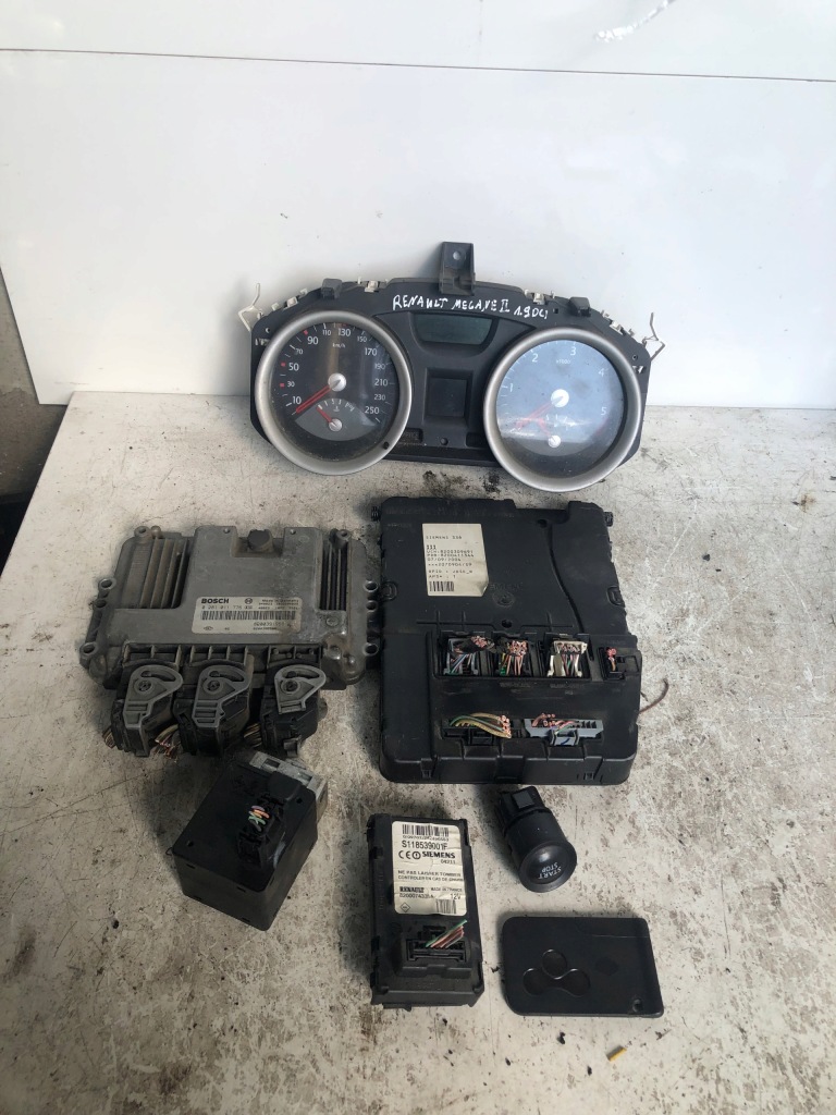 фото №3, Блок керування набір стартовий renault megane ii 0281011776 8200391966
