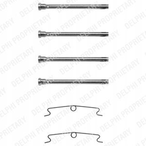 фото №2, Lx0085 delphi набір монтажний гальмівних колодок citroen c1