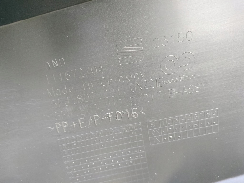 фото №11, Seat tarraco fr бампер перед передній 5fj807221d