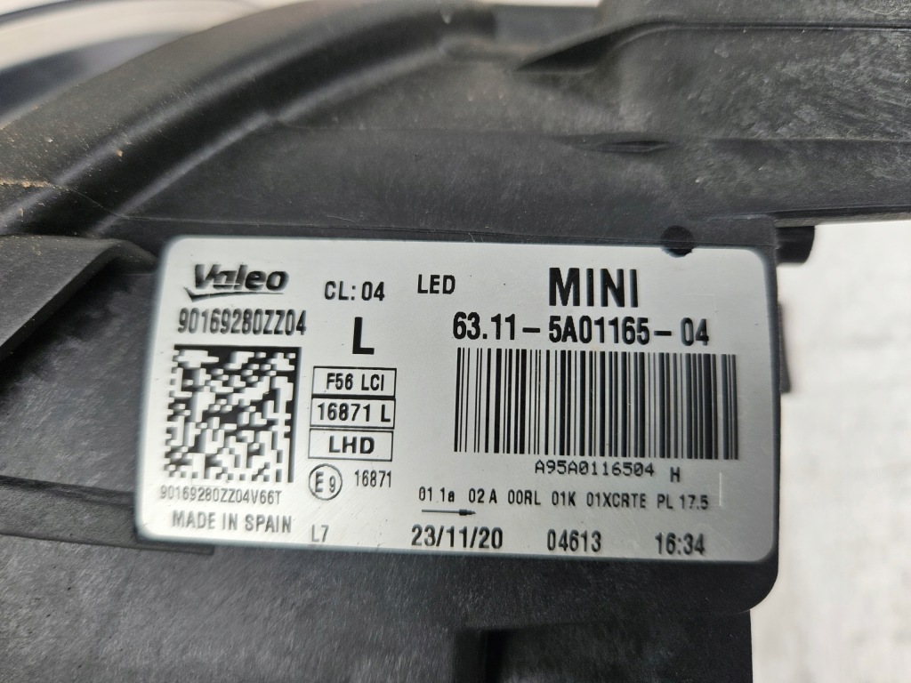 фото №6, Mini f55 f56 lift лампа ліва full led 5a01165