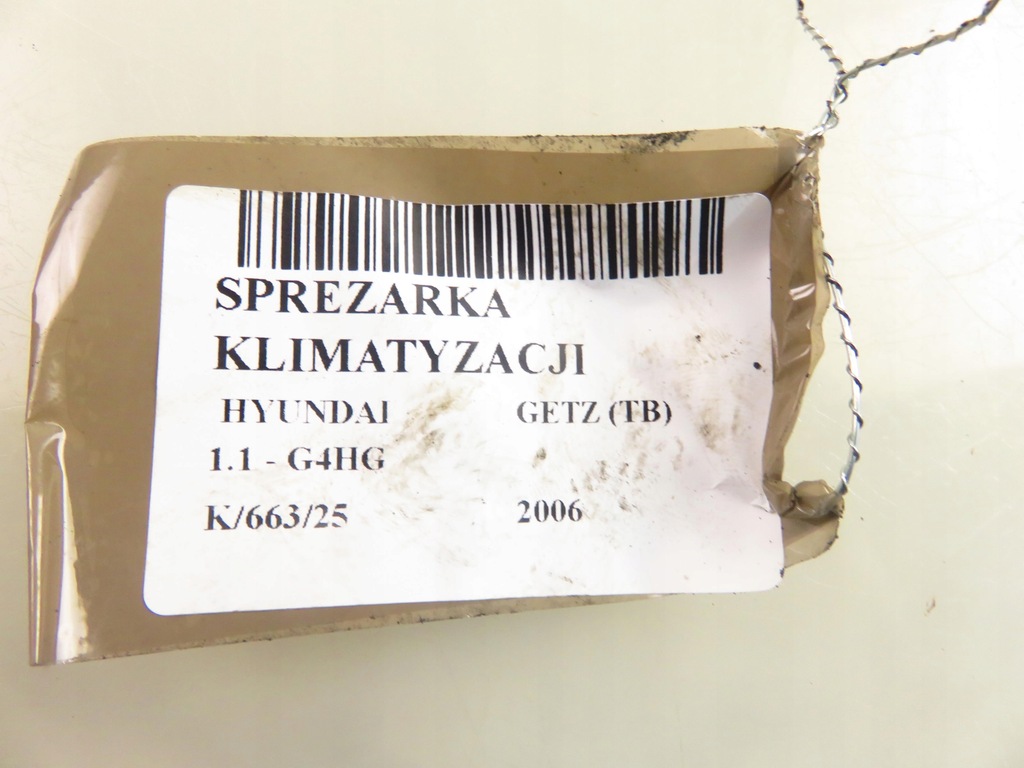 фото №10, Компресор кондиціонера hyundai getz 1.1 sohc 12v 67 - g4hg
