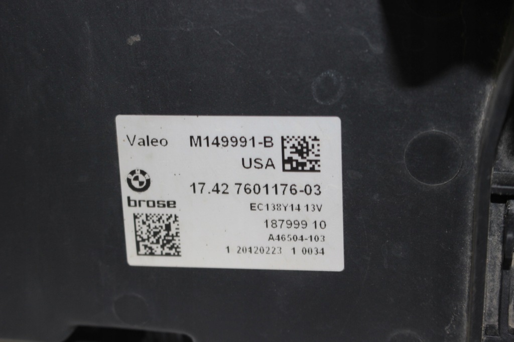 Вентилятор радіатор комплект bmw x3 f25 9216143 7823567 7601176 b47 Доставка