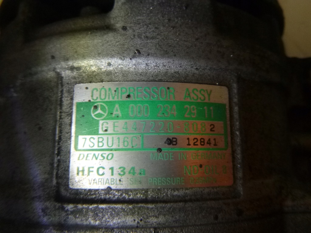 фото №7, Компресор кондиціонера mercedes w210 2.2cdi