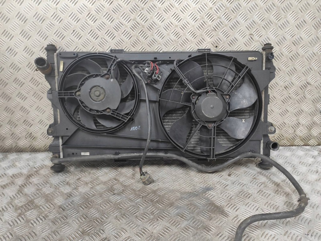 Купити Радіатор води кондиціонер + вентилятори transit v 2.0 d