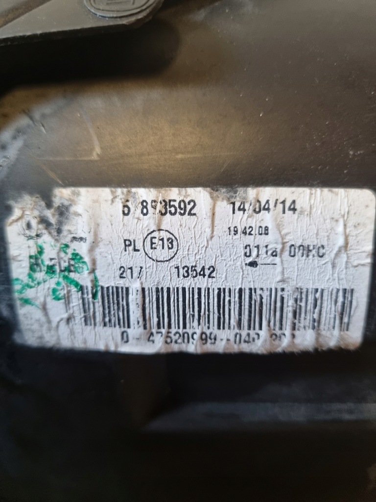 Фара лампа fiat 500l с Разборки