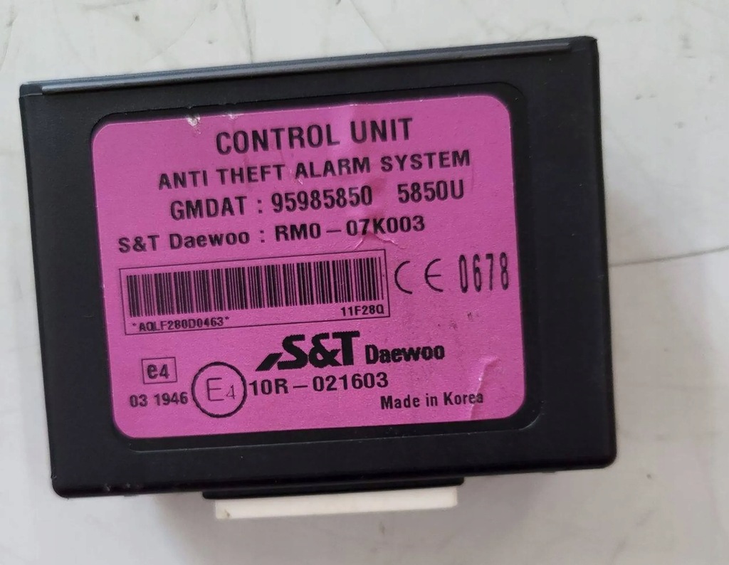 фото №1, Chevrolet spark iii m300 09-15 модуль сигналізація