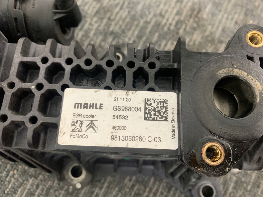 фото №10, Peugeot expert iii 1.5 hdi citroen jumpy радиатор выхлопных газов egr оригинал