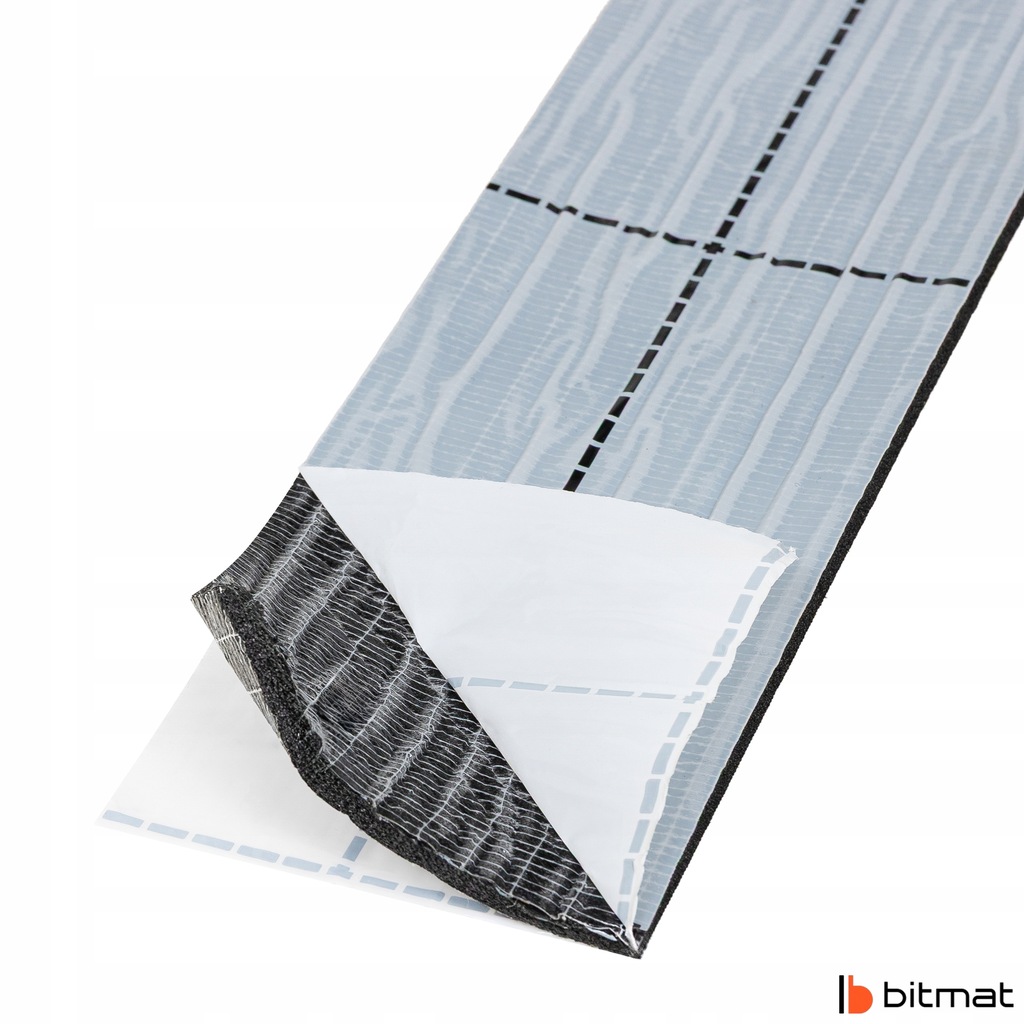 фото №9, Пена резиновый 6mm 10x100cm акустическая термоизоляционная шумоизоляция с klejem