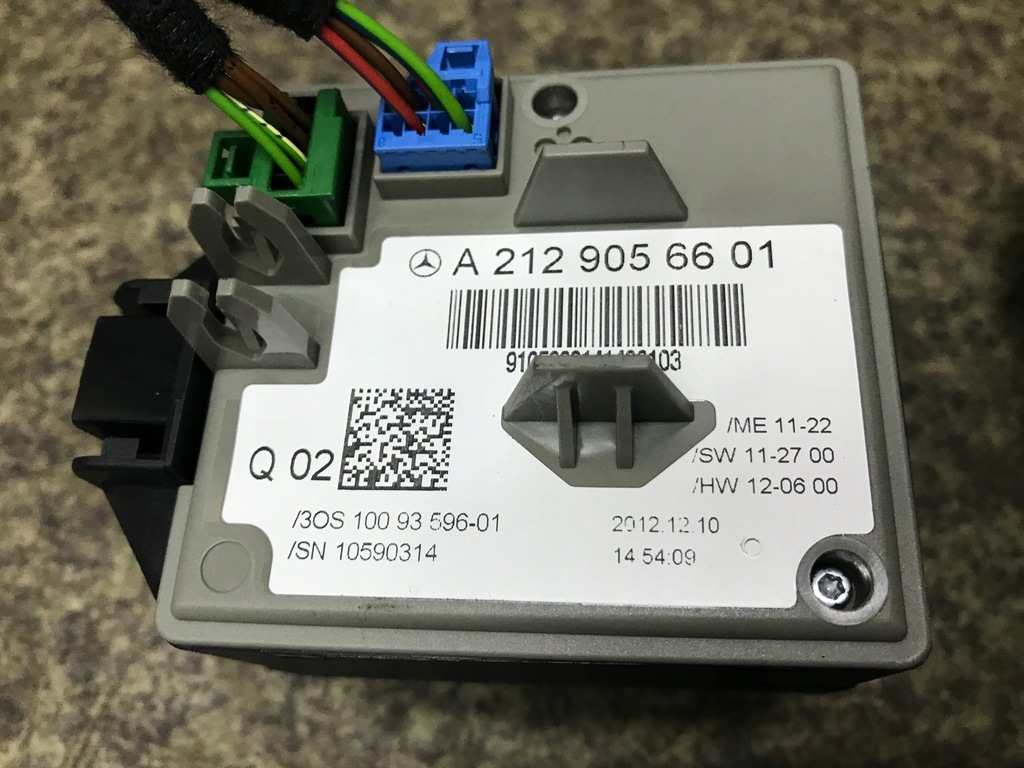 фото №6, Mercedes w212 блок управления двигателя набор стартовый замок зажигания ключ 2.2cdi 651