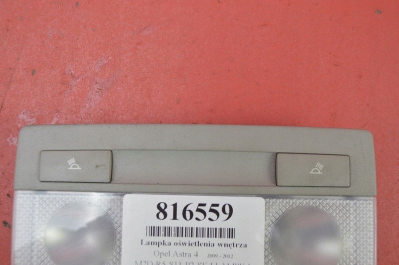 фото №9, Лампа освітлення салону задня opel astra 4 iv j 10r