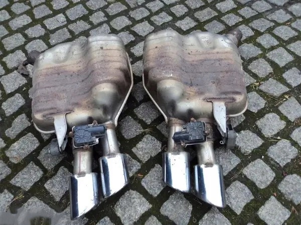 фото №6, Audi s8 d4 4h lift система выпускной выхлоп ew крышка багажника