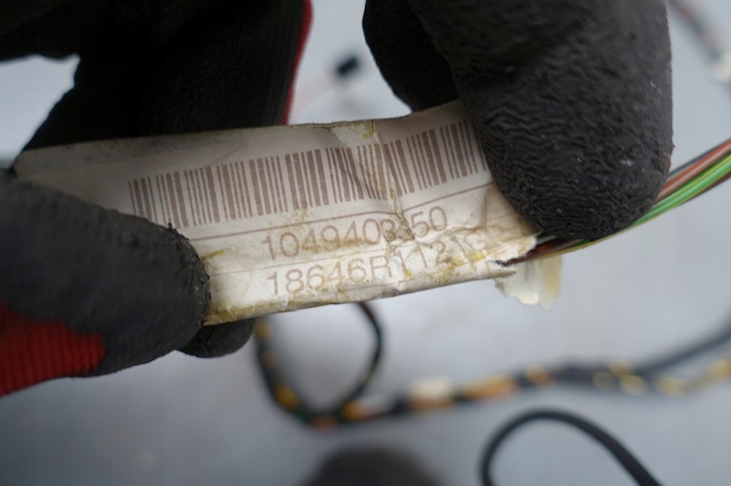 фото №7, Vw polo 6r 3d электропроводка дверь правая