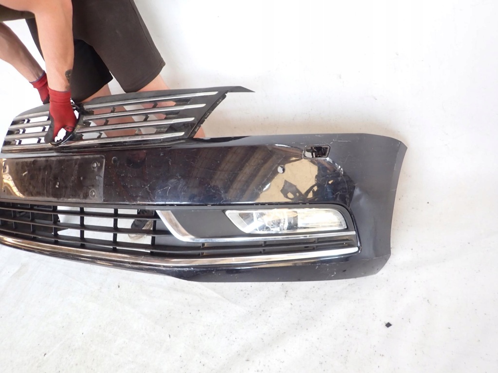 фото №12, Vw passat b7 10-14 бампер перед передний sprysk 4xpdc