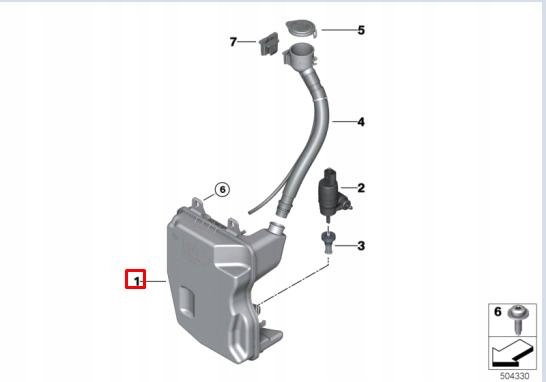 фото №6, Бак рідина омивача bmw 1 f40 bmw 61669879310org