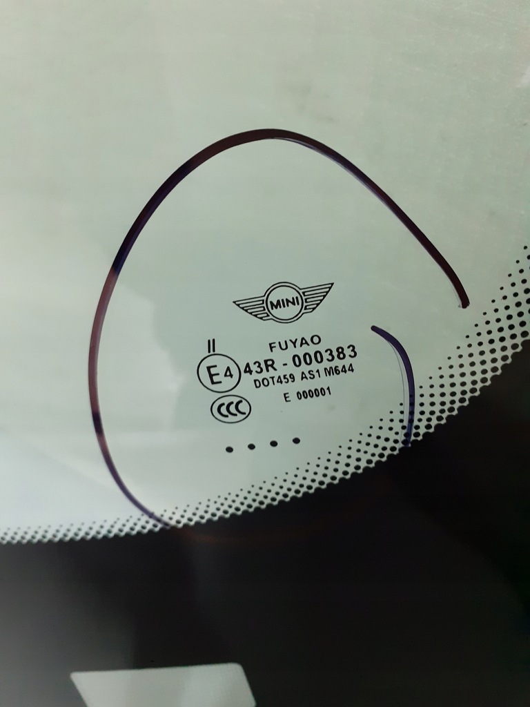 фото №2, Стекло передняя mini cooper cabrio r58 r59 11r- lus