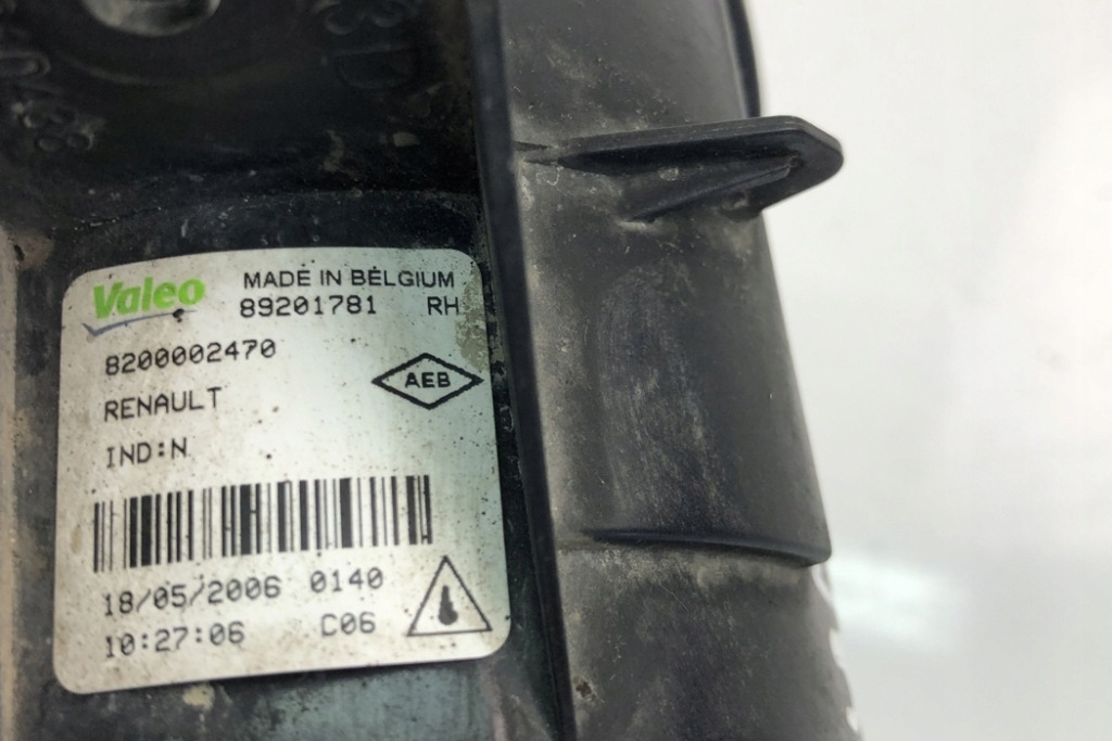 фото №2, Протитуманна фара лівий передній renault espace iv jk0/1_ 8200002470 2004