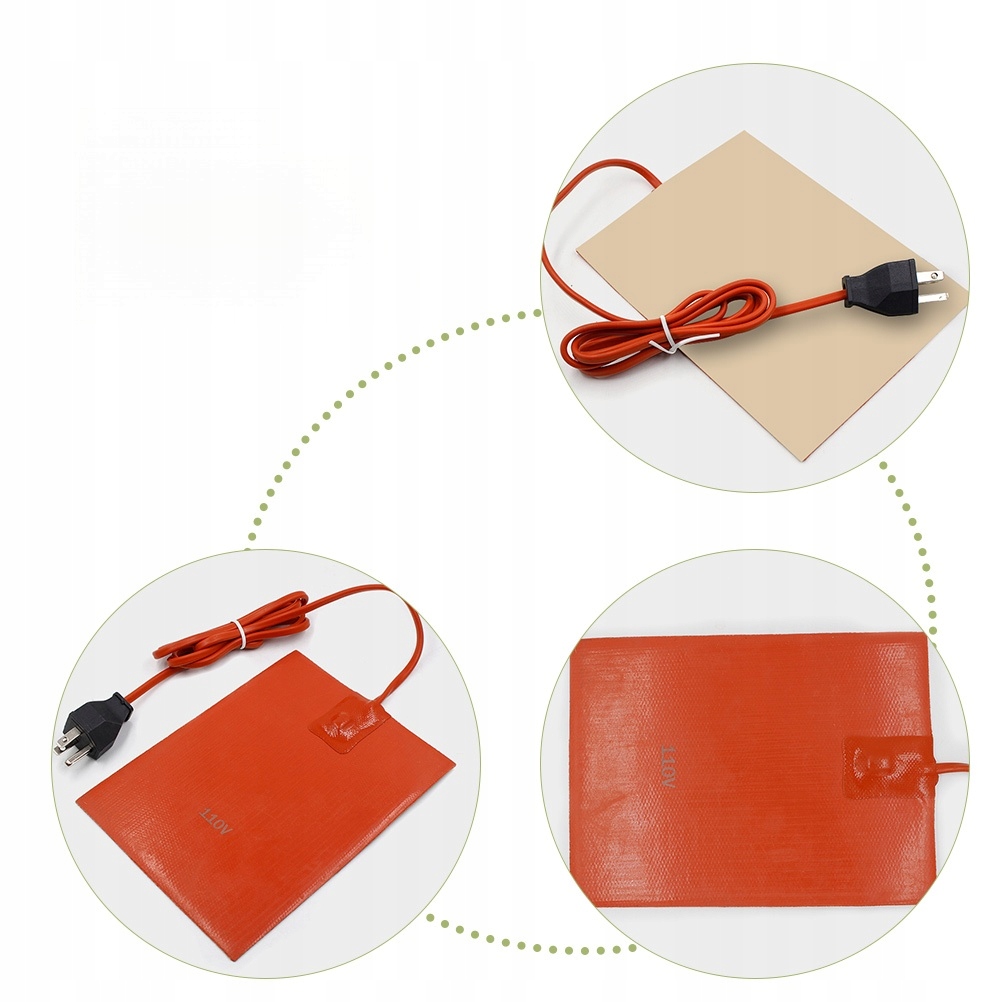 фото №11, Підкладка підігрівача блок двигуна автомобіля підкладка підігрівача картера масляний автомобіля підкладка силіконова us p