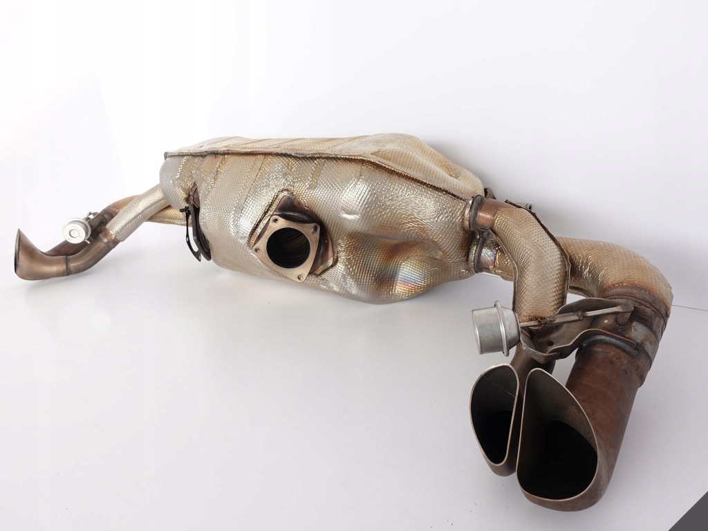 фото №3, Audi r8 4s0 15- выхлоп гаситель 4s0251609b