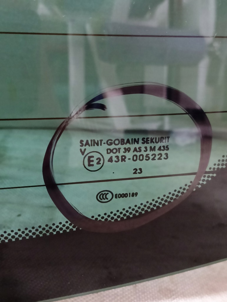 фото №2, Стекло задняя renault grand scenic 2009- as3- тонированная