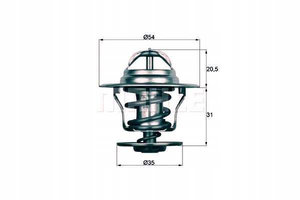 фото №2, Термостат vw 84c mahle