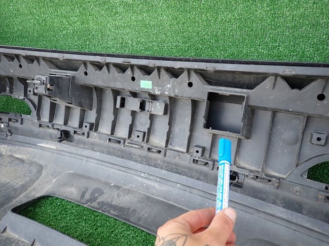 фото №11, Audi q3 11- бампер задний задняя