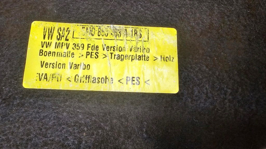 фото №13, Vw golf v vi + обшивка підлога багажника 5m0863463a 5m0858855c org eu