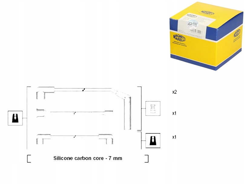 фото №1, Magneti marelli дроти запалювання zef1105
