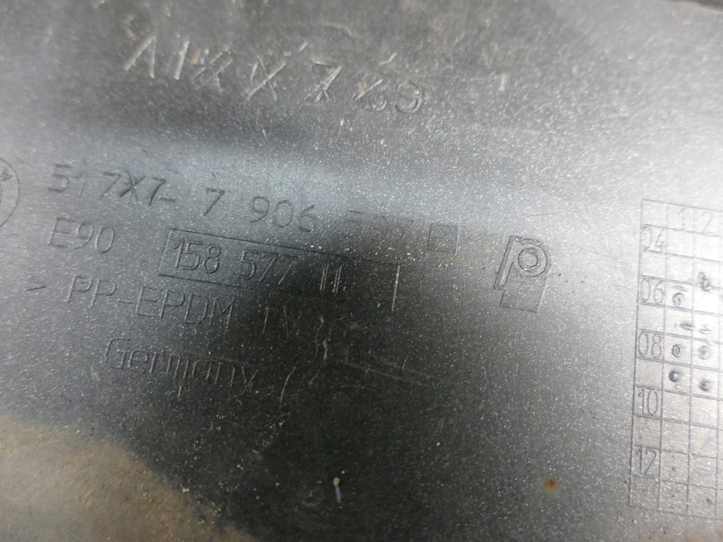 фото №11, Bmw e90 lift m-pakiet молдинг поріг накладка ліва колір a52/7 7906507