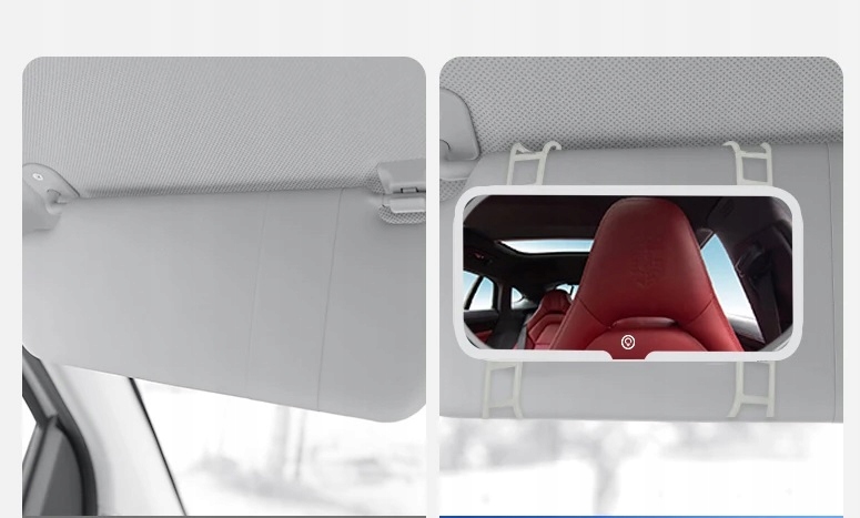 фото №7, Зеркало do макияжа led автомобильные na защита солнцезащитная козырёк