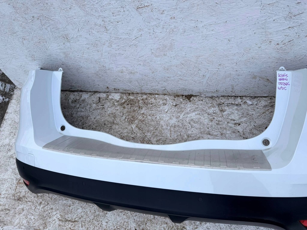 фото №8, Scenic iv короткий бампер задня задній білий teqnc qnc 4 pdc перламутр