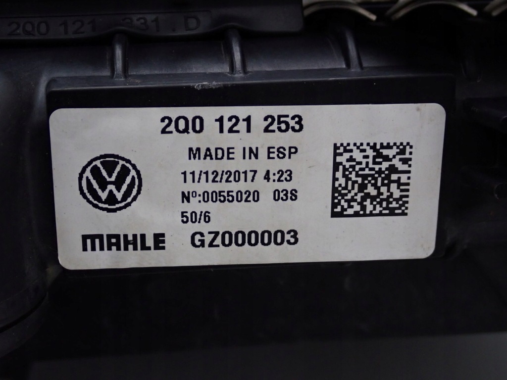 фото №11, Комплект радиатор вентилятор europa vw volkswagen polo vi 2g 1.0i 18r