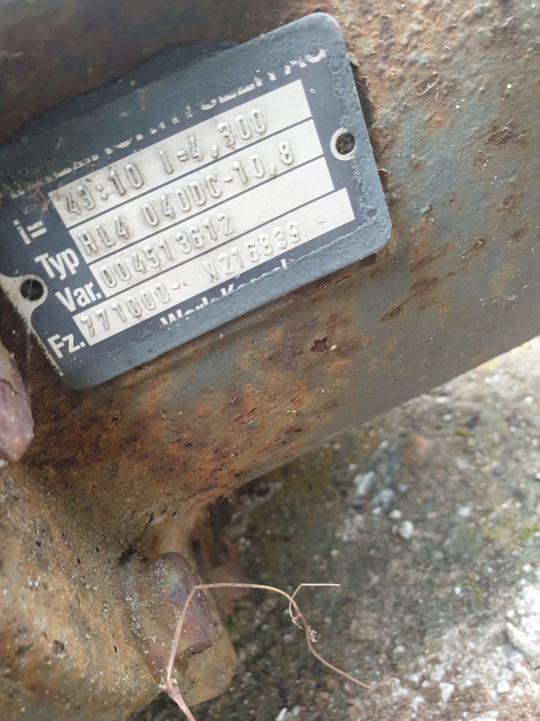 фото №1, Вкладиш заднього міст hl4 43/10