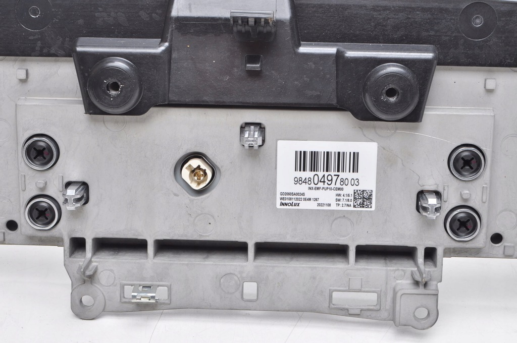 фото №6, Opel astra l 1.2 экран навигационный дисплей счетчик приборы 9848049780