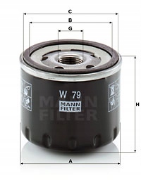 фото №2, Фильтр масла renault grand scenic iii 1.4 1.5 dci