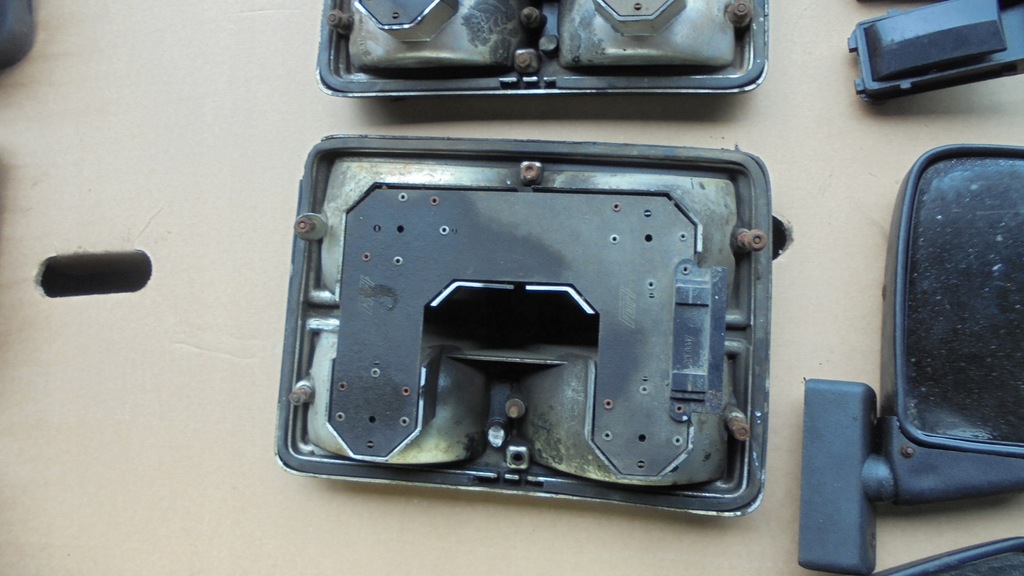 фото №14, Набор запчасти fiat 131 лампы зеркало накладки