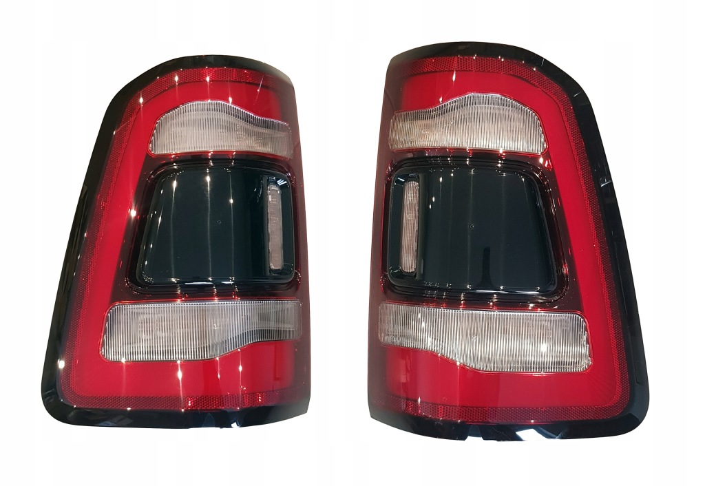 фото №1, Dodge ram 1500 2019 - 2024 лампа задняя правая + левая led комплект чёрные bsm eu
