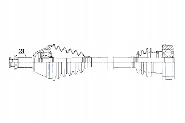 фото №11, Привідний вал привідна vw polo fox 1.4tdi 05-09 fabia i ii 1.4tdi 05-