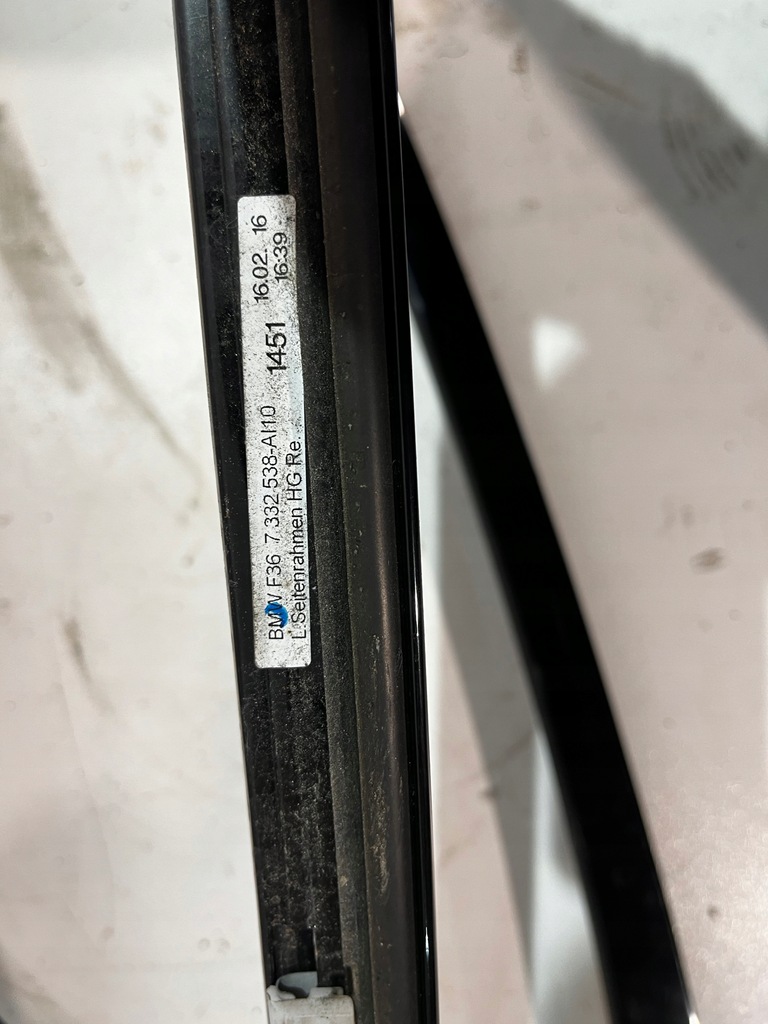 фото №12, Молдинг скло дах кузовна ліва bmw f36 black piano 7332537