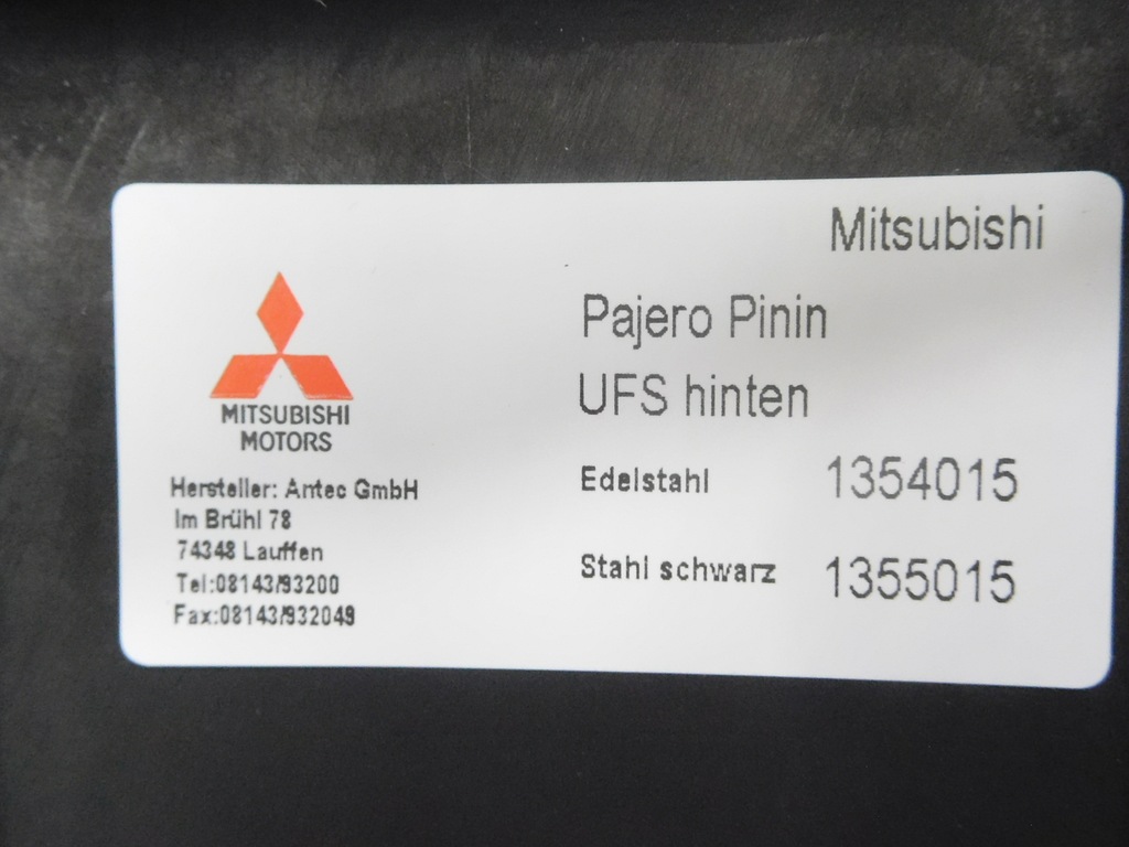 фото №14, Защита бампера задняя mitsubishi pajero оригинальный номер z4143015