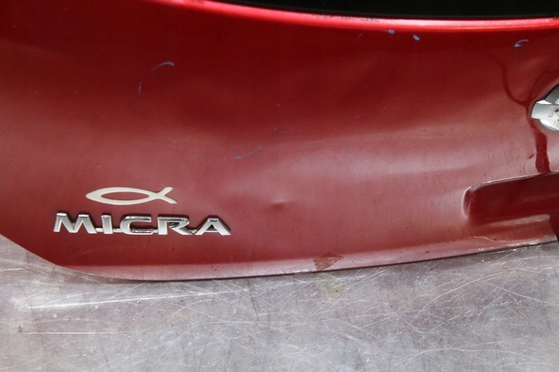 фото №8, Кришка багажника багажника задня задня ay4 nissan micra k13 5d 10-13