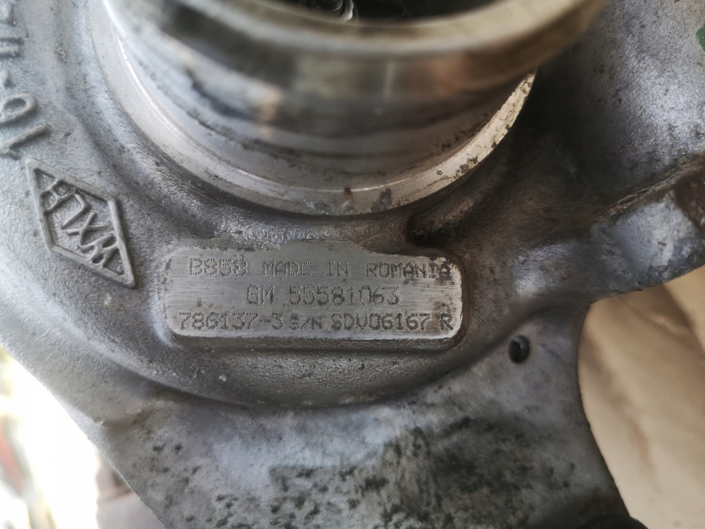 фото №7, Турбина opel insignia a astra j 2,0dti 55581063 a20dth комплектная исправна